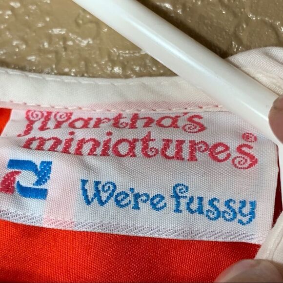 Vintage Martha’s Miniatures red dress - Picture 10 of 13